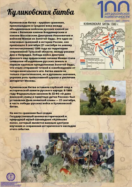 Обложка: Куликовская битва