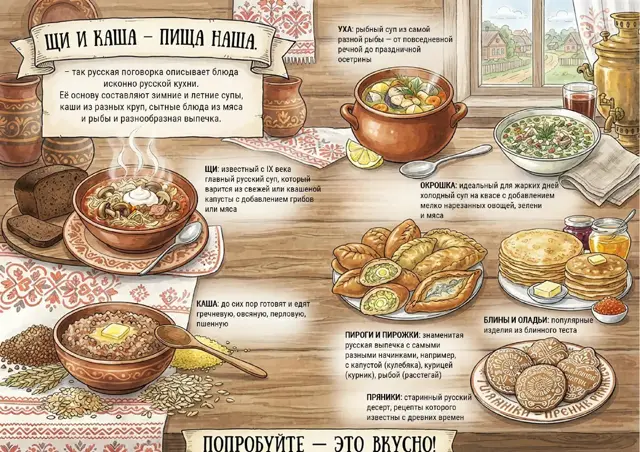 Обложка: Щи да каша — пища наша